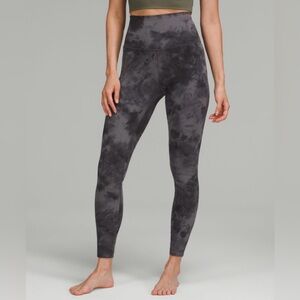 Lululemon align high rise leggings 28" diamond dye women's 4